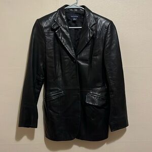 100% Leather Ann Taylor Jacket size 8